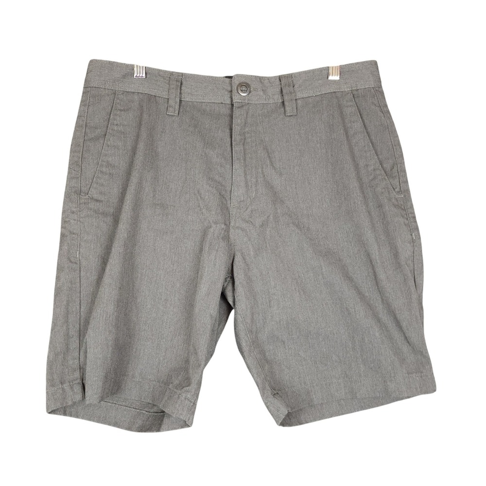 Volcom Frickin Modern Fit Shorts Mens 34 Gray Chino A0911710 REPREVE